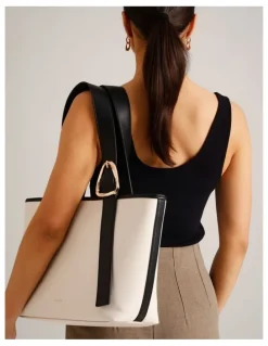 Basque Lexie Tote Bag in White