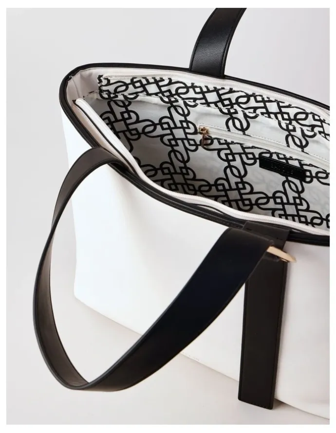 Basque Lexie Tote Bag in White
