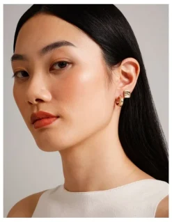 Basque Mod 3PK Earrings in Gold
