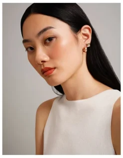 Basque Mod 3PK Earrings in Gold
