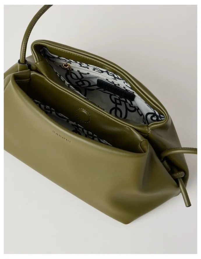 Basque Nicole Crossbody Bag in Pesto