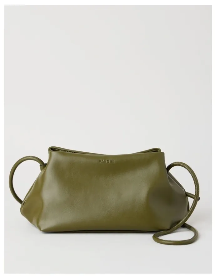 Basque Nicole Crossbody Bag in Pesto