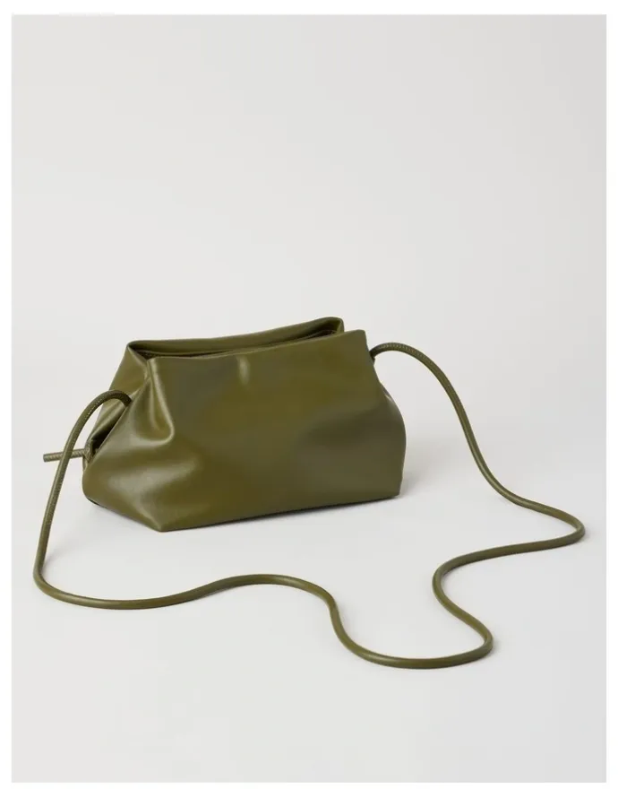 Basque Nicole Crossbody Bag in Pesto