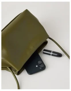 Basque Nicole Crossbody Bag in Pesto