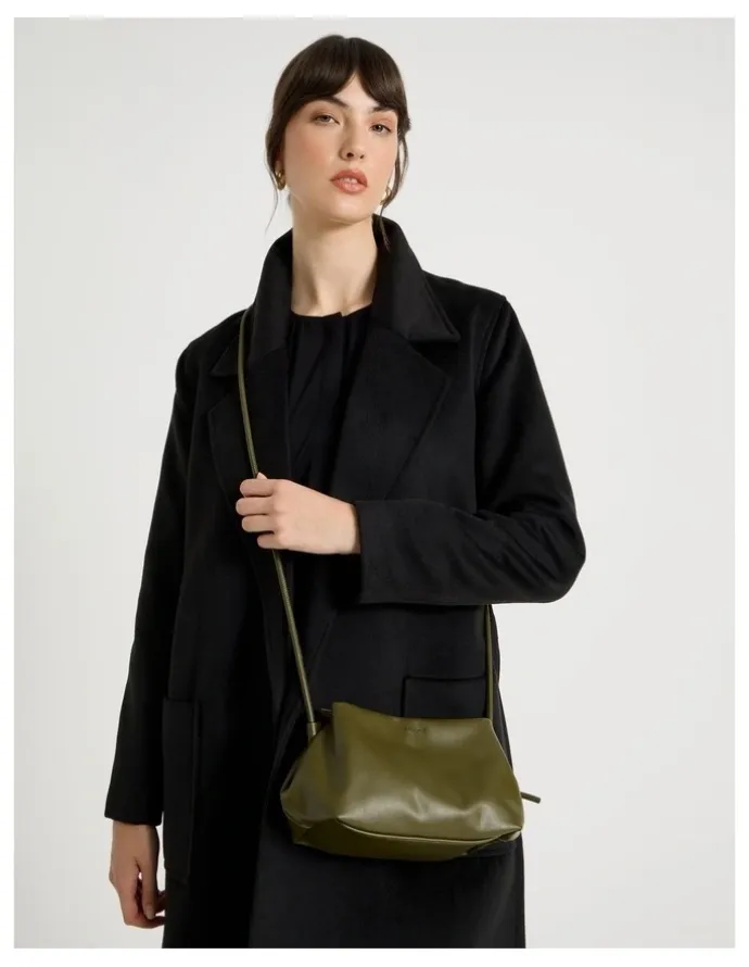 Basque Nicole Crossbody Bag in Pesto
