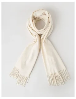 Basque Pashminetta Winter Scarf in Champagne