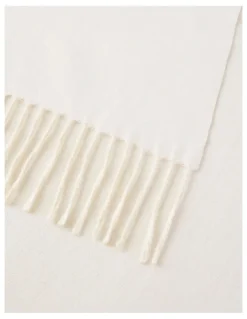 Basque Pashminetta Winter Scarf in Champagne