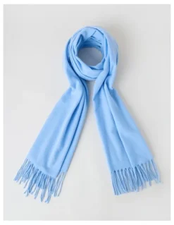 Basque Pashminetta Winter Scarf in Sky Blue