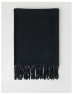 Basque Pashminetta Winter Scarf in Black