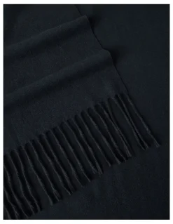 Basque Pashminetta Winter Scarf in Black