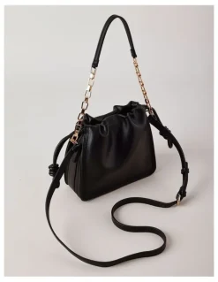 Basque Savannah Shoulder Bag in Black