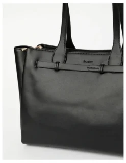 Basque Sienna II Tote Bag in Black