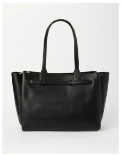 Basque Sienna II Tote Bag in Black
