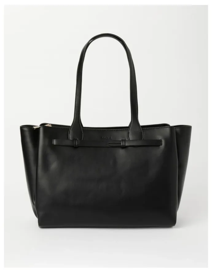 Basque Sienna II Tote Bag in Black