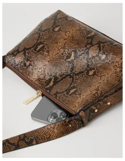 Basque Sofia Shoulder Bag in Brown