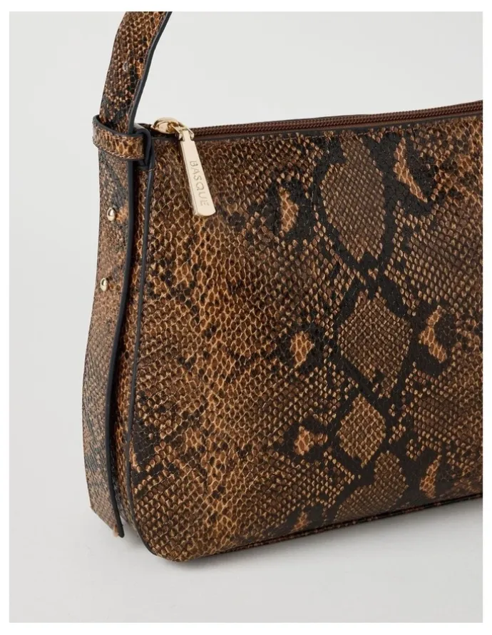 Basque Sofia Shoulder Bag in Brown