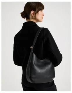 Basque Tara Shoulder Bag in Black
