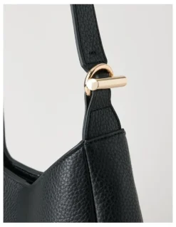 Basque Tara Shoulder Bag in Black
