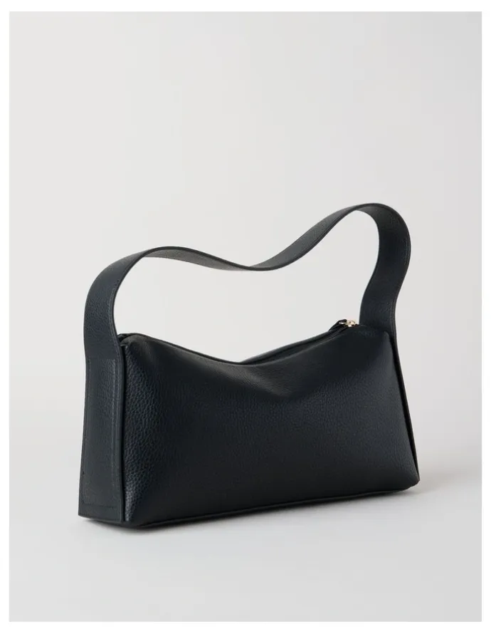 Basque Tara Shoulder Bag in Black