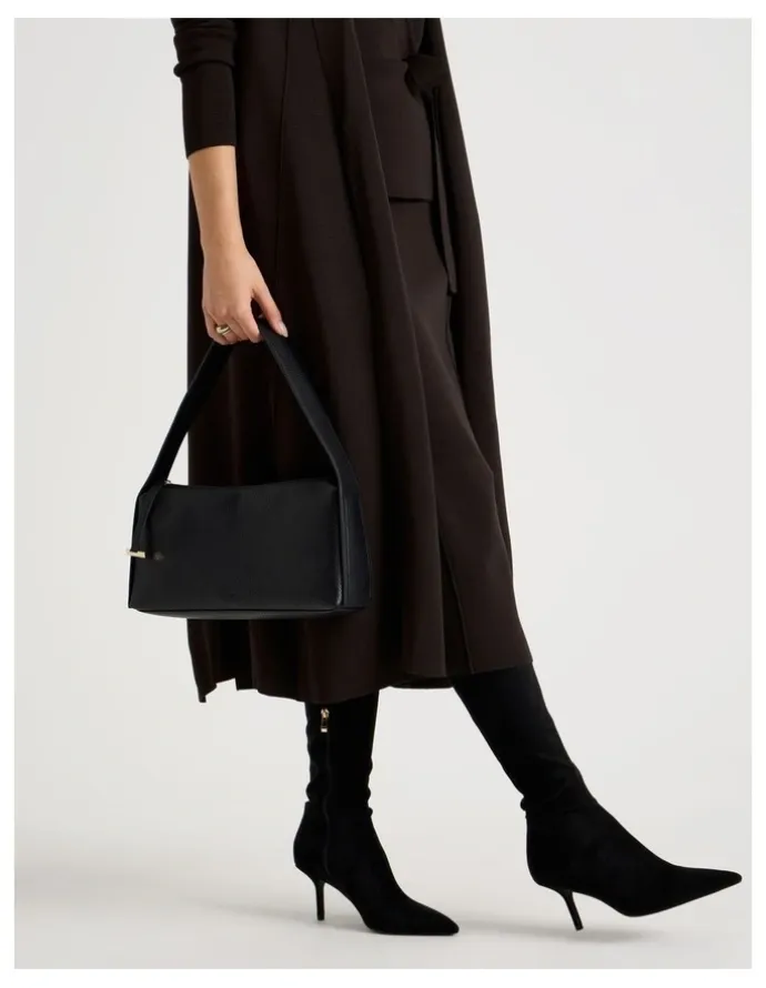 Basque Tara Shoulder Bag in Black