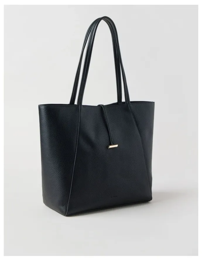 Basque Tara Tote Bag in Black