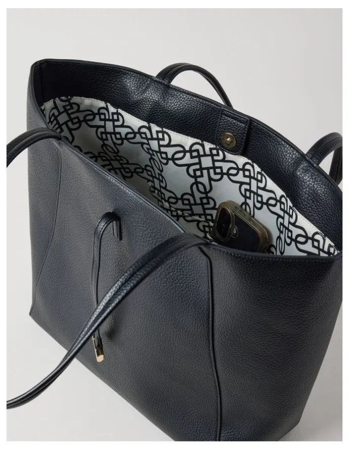 Basque Tara Tote Bag in Black
