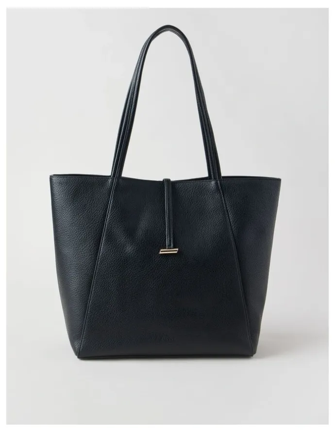 Basque Tara Tote Bag in Black