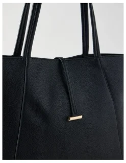 Basque Tara Tote Bag in Black