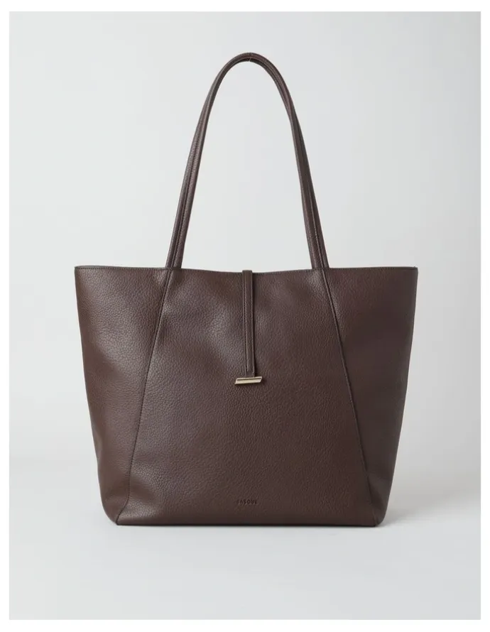 Basque Tara Tote Bag in Espresso