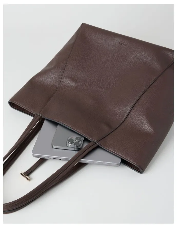 Basque Tara Tote Bag in Espresso