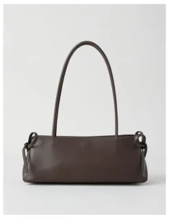 Basque Tory Shoulder Bag in Chocolate