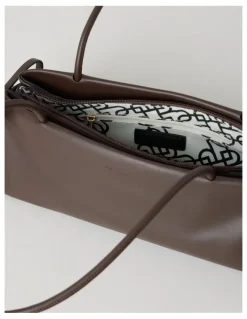 Basque Tory Shoulder Bag in Chocolate