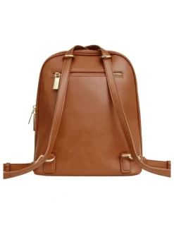 Belle & Bloom Ave Leather Backpack in Camel