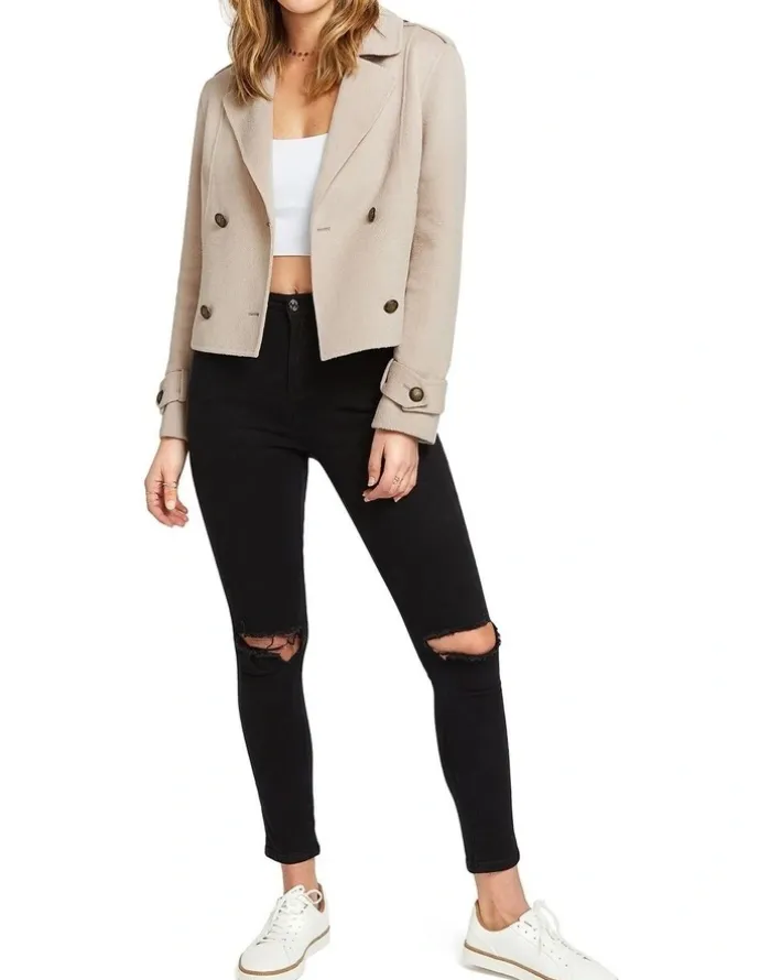 Belle & Bloom Better Off Military Peacoat