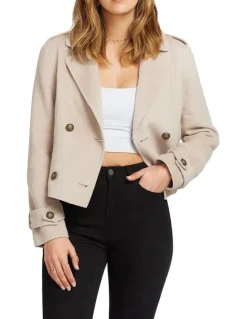 Belle & Bloom Better Off Military Peacoat