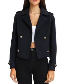 Belle & Bloom Better Off Military Peacoat