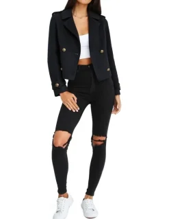 Belle & Bloom Better Off Military Peacoat