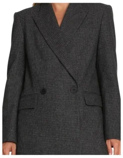 Belle & Bloom Big Brother Talk Blazer in Charcoal