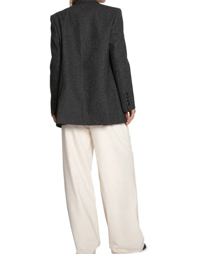 Belle & Bloom Big Brother Talk Blazer in Charcoal