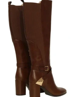 Belle & Bloom Breton Knee High Boots in Brown
