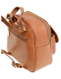 Belle & Bloom Camila Leather Backpack in Brown