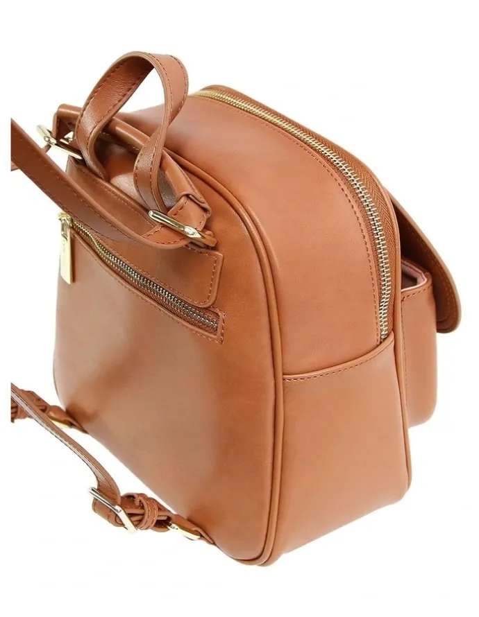 Belle & Bloom Camila Leather Backpack in Brown