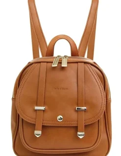 Belle & Bloom Camila Leather Backpack in Brown