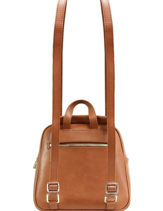 Belle & Bloom Camila Leather Backpack in Brown