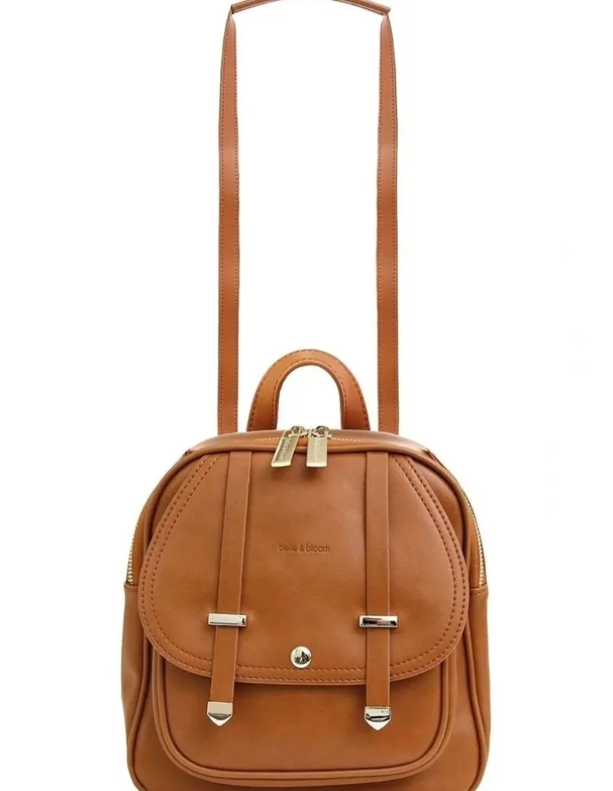 Belle & Bloom Camila Leather Backpack in Brown
