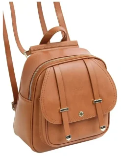 Belle & Bloom Camila Leather Backpack in Brown