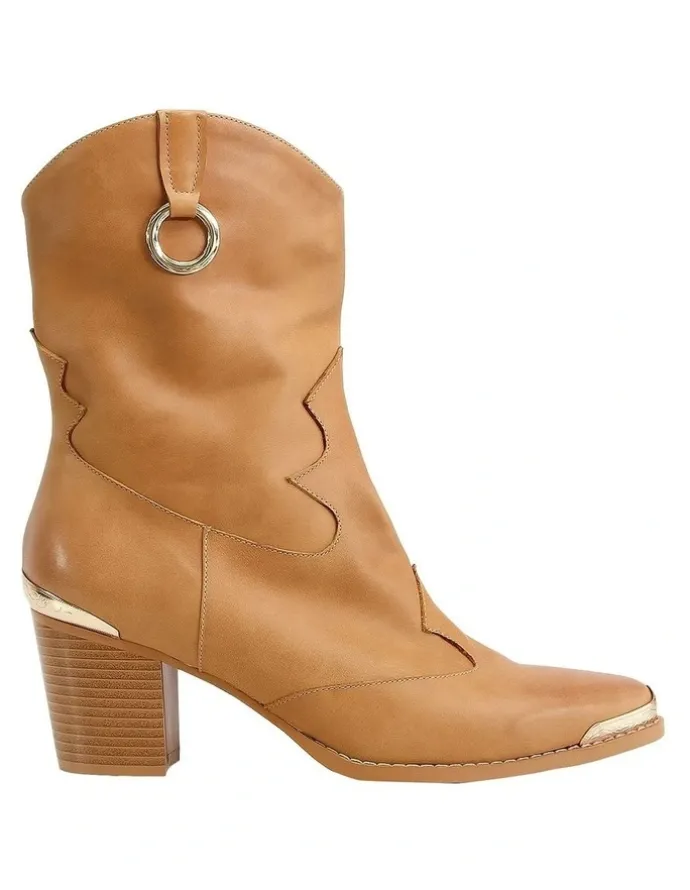 Belle & Bloom Dallas Western Boot in Brown