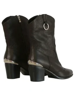 Belle & Bloom Dallas Western Boot in Vintage Black