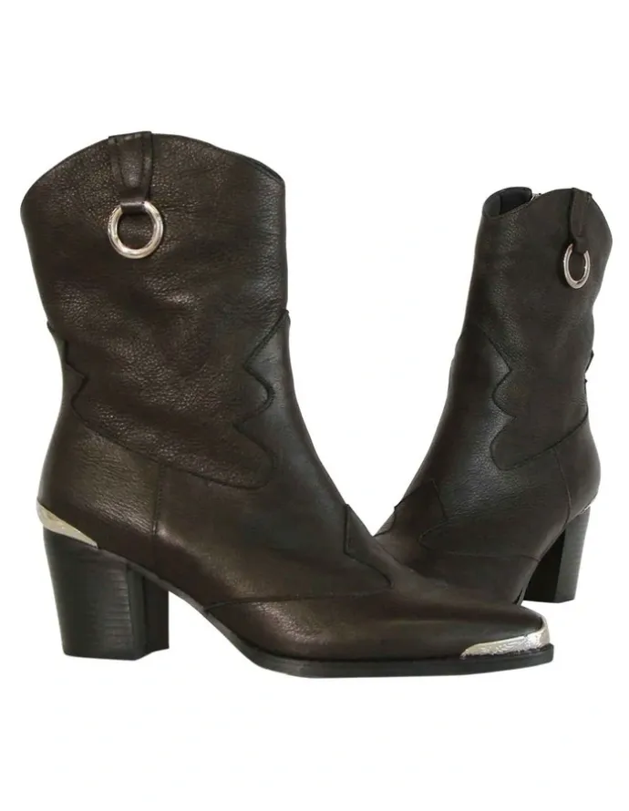 Belle & Bloom Dallas Western Boot in Vintage Black