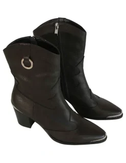 Belle & Bloom Dallas Western Boot in Vintage Black